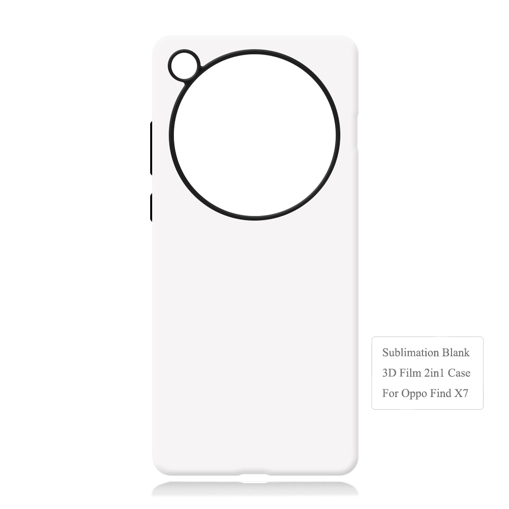 New Arrival 2in1 3D Film case Sublimation cover customized DIY Cell Phone case for Oppo Find X3/X3 Pro,X5,X6,X7,Oppo Find X7 Ultra