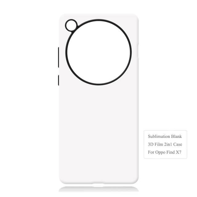 New Arrival 2in1 3D Film case Sublimation cover customized DIY Cell Phone case for Oppo Find X7,Oppo Find X7 Ultra