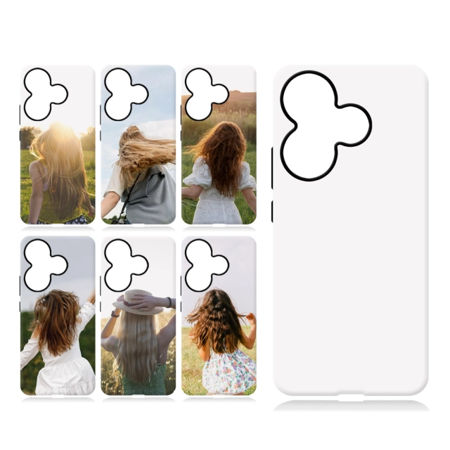 New Arrival 3D 2in1 Film case Sublimation cover customized DIY Cell Phone case for Redmi Turbo 3