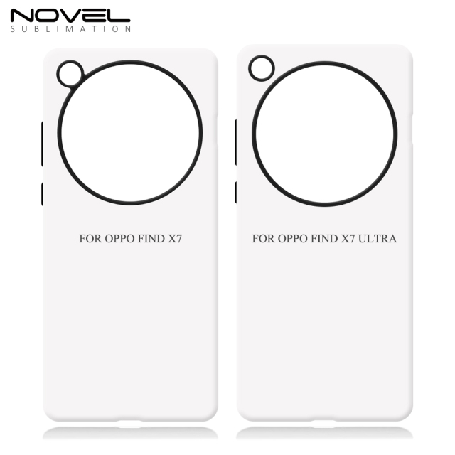 New Arrival 2in1 3D Film case Sublimation cover customized DIY Cell Phone case for Oppo Find X7,Oppo Find X7 Ultra