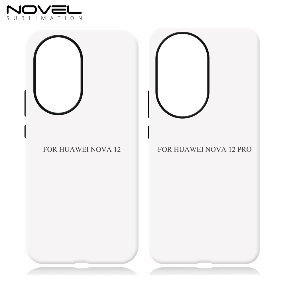 New Arrival 2in1 3D Film case Sublimation cover customized DIY Cell Phone case for Huawei Nova 7,10,12,Nova 12 Pro