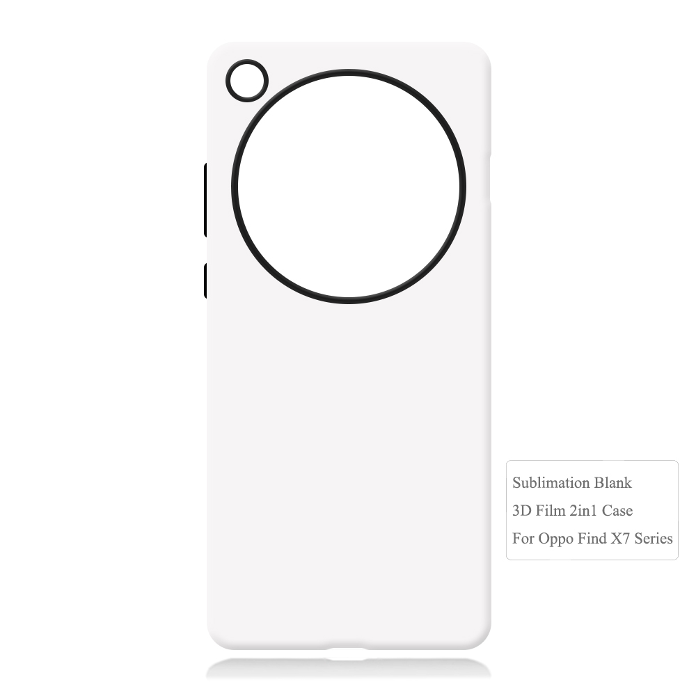 New Arrival 2in1 3D Film case Sublimation cover customized DIY Cell Phone case for Oppo Find X3/X3 Pro,X5,X6,X7,Oppo Find X7 Ultra
