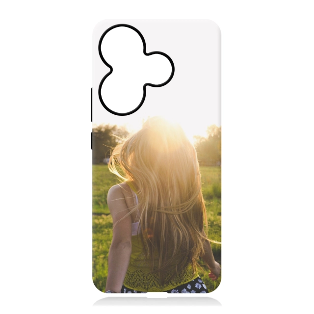 New Arrival 3D 2in1 Film case Sublimation cover customized DIY Cell Phone case for Redmi Turbo 3