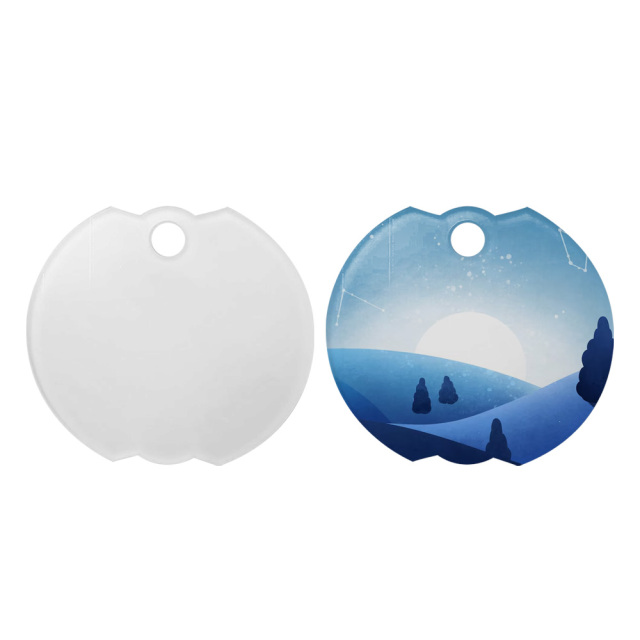 Sublimation 40oz Car Cup Lip Decorative Sheet  Acrylic Cup Top Decoration 19 Shapes Available