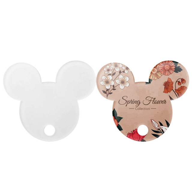 Sublimation 40oz Car Cup Lip Decorative Sheet  Acrylic Cup Top Decoration 19 Shapes Available