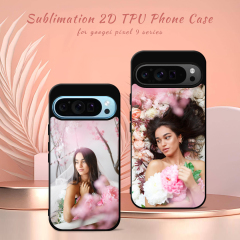 For Google  Pixel 9,Pixel 8A,,Pixel 8,Pixel 7A Sublimation Blank 2D TPU+PC Case Cover With Aluminum Sheet