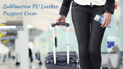 Personalized Sublimation PU Leather Passport Holder-8 Colors Available