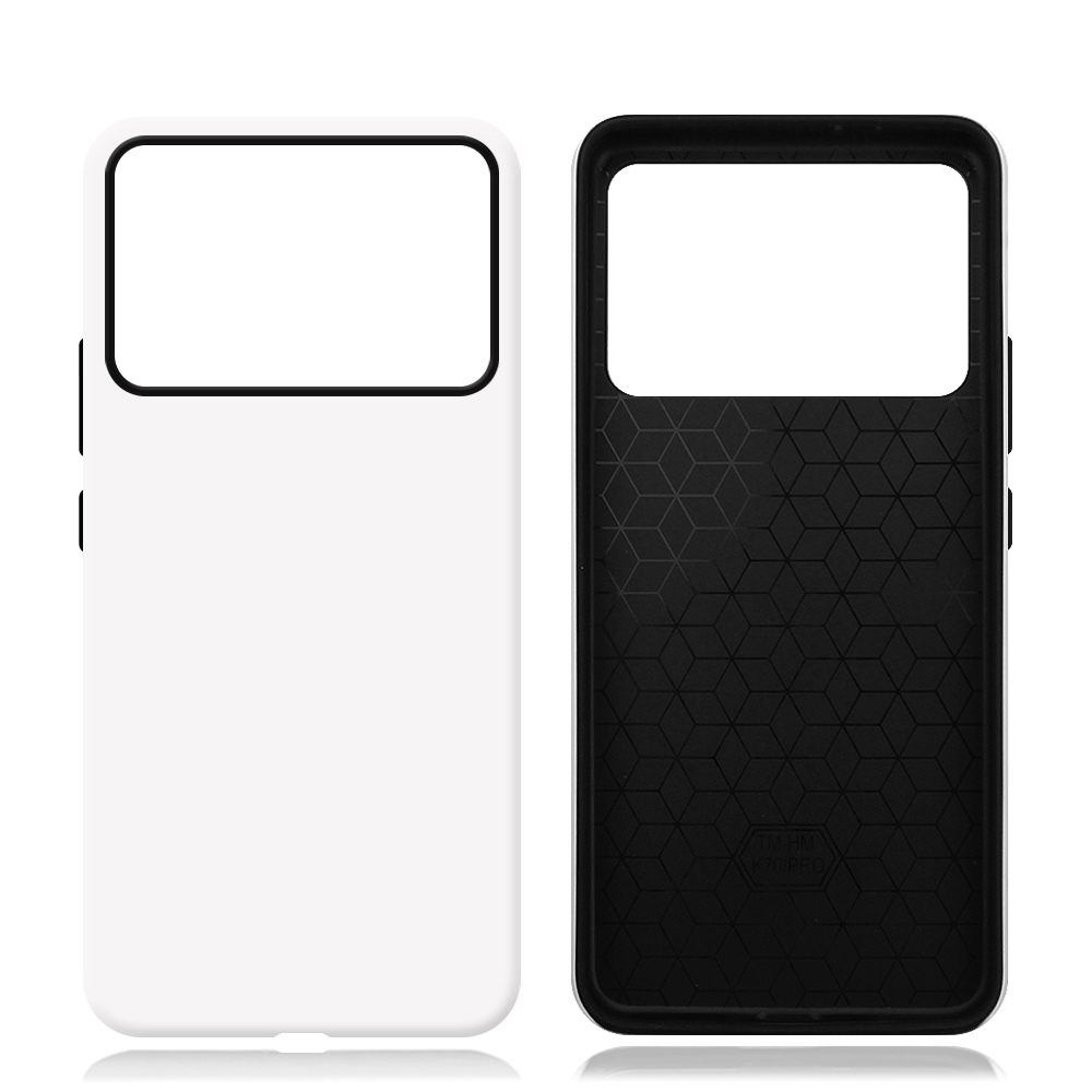New Arrival 3D 2in1 Film Case Sublimation Cover Customized DIY Cell Phone Case for Redmi K30,K40,K50,K60,K70/K70 Pro,Redmi K70E