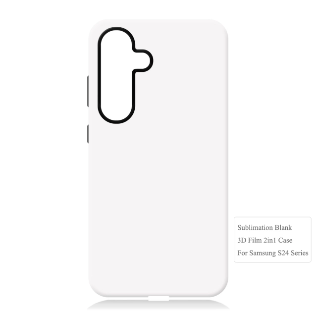 New Arrival 3D 2in1 Film case Sublimation cover customized DIY Cell Phone case for Samsung S24,S24 Plus.S24 Ulrta