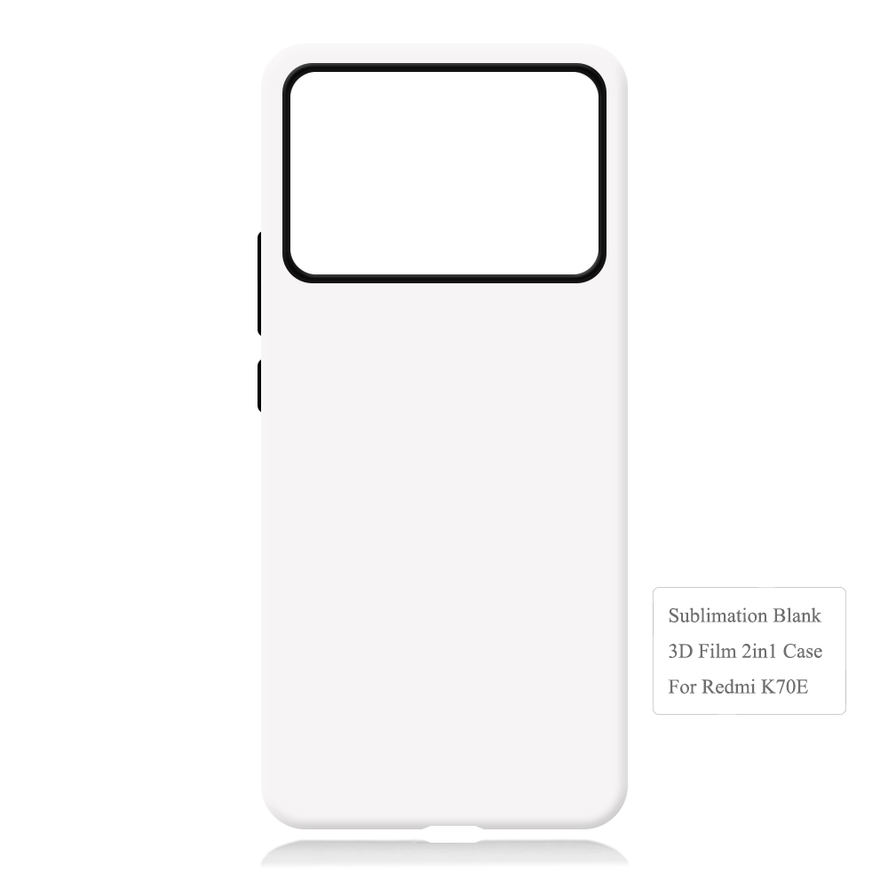 New Arrival 3D 2in1 Film Case Sublimation Cover Customized DIY Cell Phone Case for Redmi K30,K40,K50,K60,K70/K70 Pro,Redmi K70E