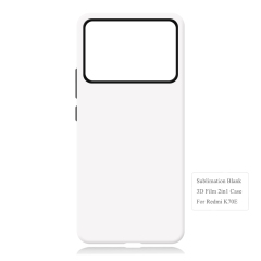 New Arrival 3D 2in1 Film case Sublimation cover customized DIY Cell Phone case for Redmi K70/K70 Pro,Redmi K70E