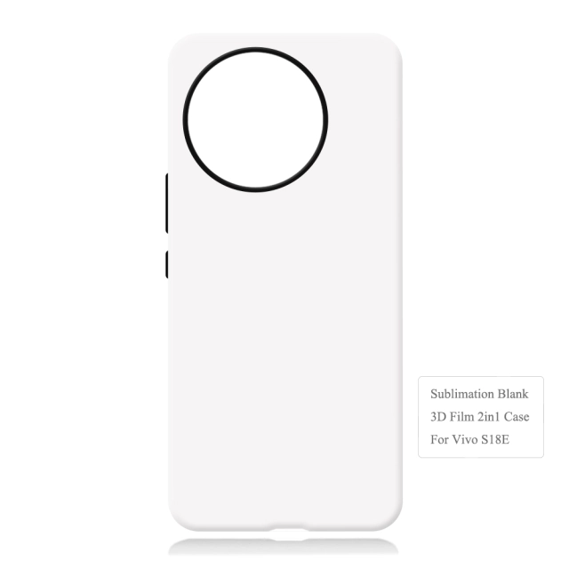 New Arrival 3D 2in1 Film case Sublimation cover customized DIY Cell Phone case for Vivo S18 Series