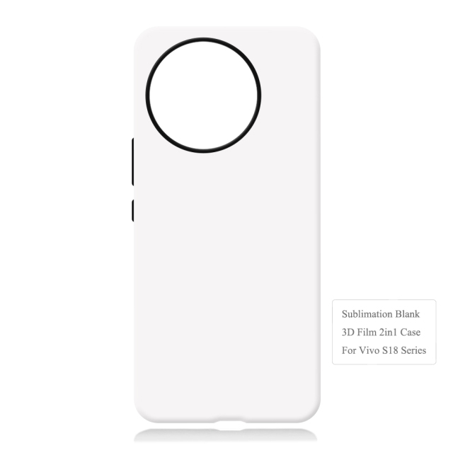 New Arrival 3D 2in1 Film case Sublimation cover customized DIY Cell Phone case for Vivo S18 Series