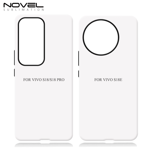 New Arrival 3D 2in1 Film case Sublimation cover customized DIY Cell Phone case for Vivo S18 Series