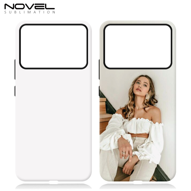 New Arrival 3D 2in1 Film case Sublimation cover customized DIY Cell Phone case for Redmi K70/K70 Pro,Redmi K70E