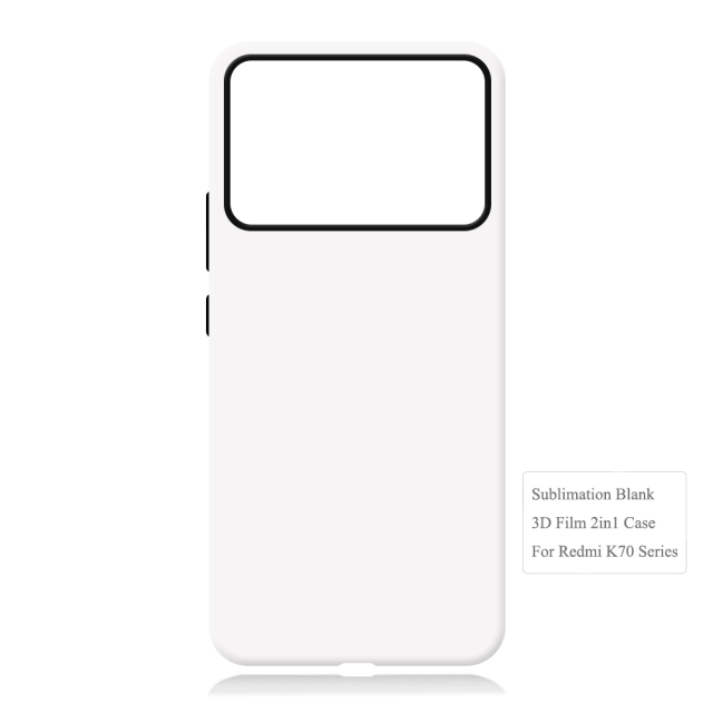 New Arrival 3D 2in1 Film case Sublimation cover customized DIY Cell Phone case for Redmi K70/K70 Pro,Redmi K70E