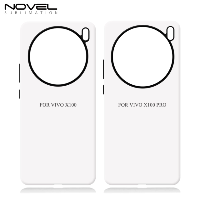 New Arrival 3D 2in1 Film Case Sublimation Cover Customized DIY Cell Phone Case for Vivo X100,Vivo X100 Pro