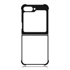 For Samsung Galaxy Z Flip 6 Sublimation Blank 2D TPU Phone Case Four Corner Anti-Drop DIY Phone Shell With Aluminum Insert