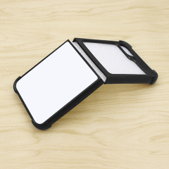 For Samsung Galaxy Z Flip 6 Sublimation Blank 2D TPU Phone Case Four Corner Anti-Drop DIY Phone Shell With Aluminum Insert