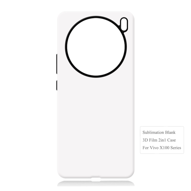New Arrival 3D 2in1 Film Case Sublimation Cover Customized DIY Cell Phone Case for Vivo X100,Vivo X100 Pro