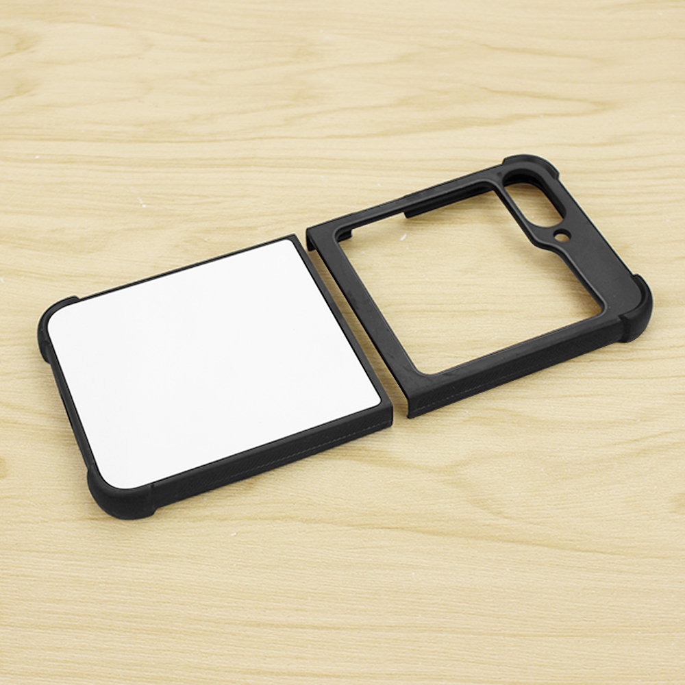 For Samsung Galaxy Z Flip Series,Z Flip 7 Sublimation Blank 2D TPU Phone Case Four Corner Anti-Drop DIY Phone Shell With Aluminum Insert