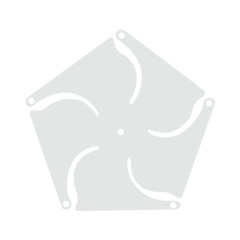 New Arrival Sublimation PET Windmill Heat Transfer DIY Pinwheels Double Sided Blank Pinwheels for Garden Patio Lawn Picnic Party Decoration