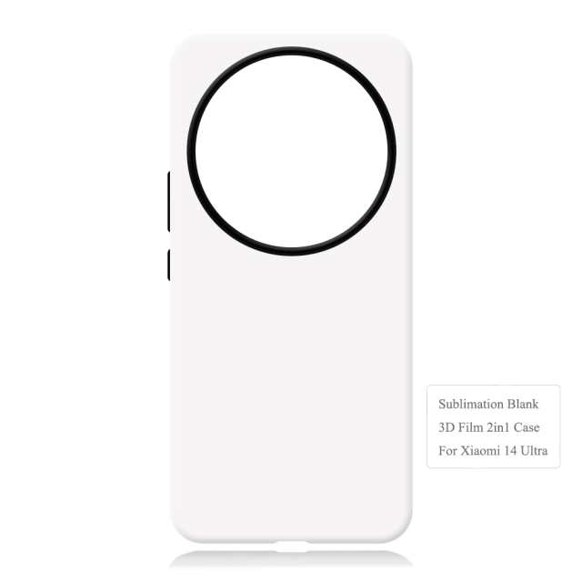 New Arrival 3D 2in1 Film Case Sublimation Cover Customized DIY Cell Phone Case for Xiaomi 14,Xiaomi 14 Pro,Xiaomi 14 Ultra