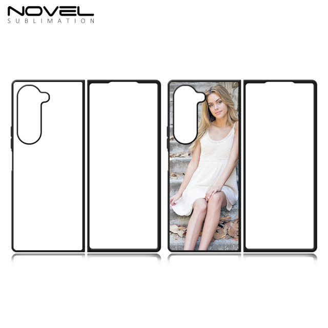 New Arrival Sublimation Blank 2D TPU Phone Case for Samsung  Z Fold 6 DIY Shell With Aluminum Insert