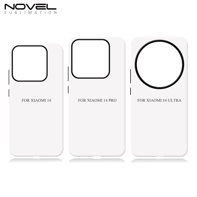 New Arrival 3D 2in1 Film Case Sublimation Cover Customized DIY Cell Phone Case for Xiaomi 14,Xiaomi 14 Pro,Xiaomi 14 Ultra
