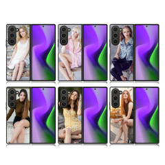 New Arrival Sublimation Blank 2D TPU Phone Case for Samsung  Z Fold 6 DIY Shell With Aluminum Insert