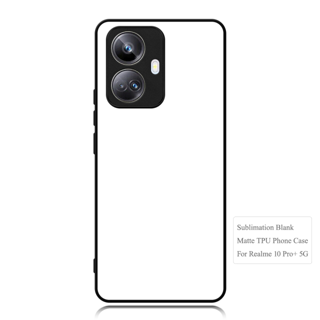 Smooth Sides!!! 2D TPU Phone Case for Realme 10 Pro+ 5G