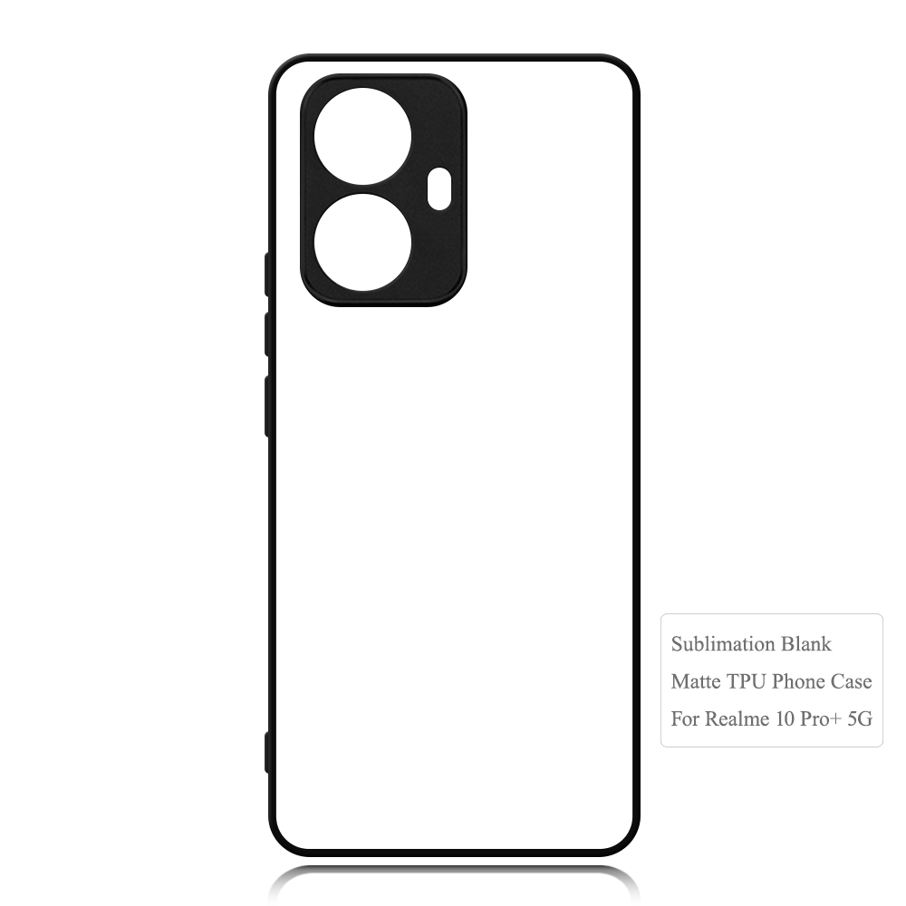 Smooth Sides!!! 2D TPU Phone Case for Realme 10 Pro+ 5G