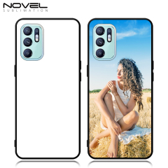 New Arrival Sublimation 2D TPU Phone Case for Reno 4 Series,Reno 6 4G with Aluminum Insert