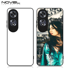 For Oppo A60 4G Sublimation 2D TPU Case With Aluminum Insert DIY Phone Shell