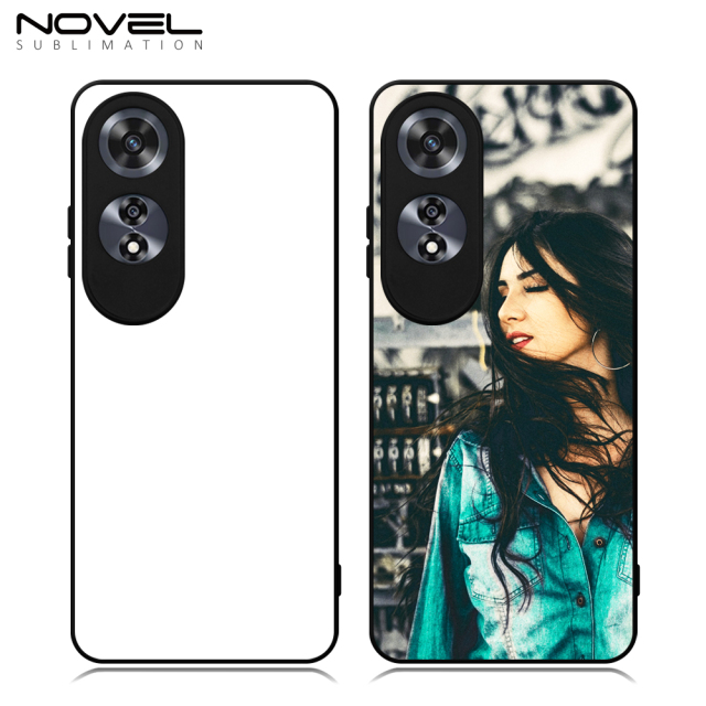For Oppo A60 4G Sublimation 2D TPU Case With Aluminum Insert DIY Phone Shell