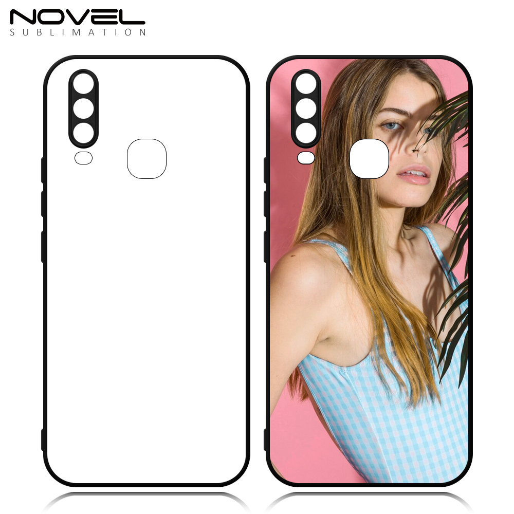Sublimation Blank 2D TPU Phone Case With Metal Insert For Vivo Y Series Y19 /Y75 5G Y20 Y21 /Y21S/ Y16/Y32/Y33T/Y33S/Y50/Y70S/Y51S/IQOO U1/ Y77