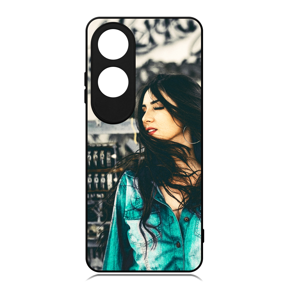 For Oppo A60 4G Sublimation 2D TPU Case With Aluminum Insert DIY Phone Shell