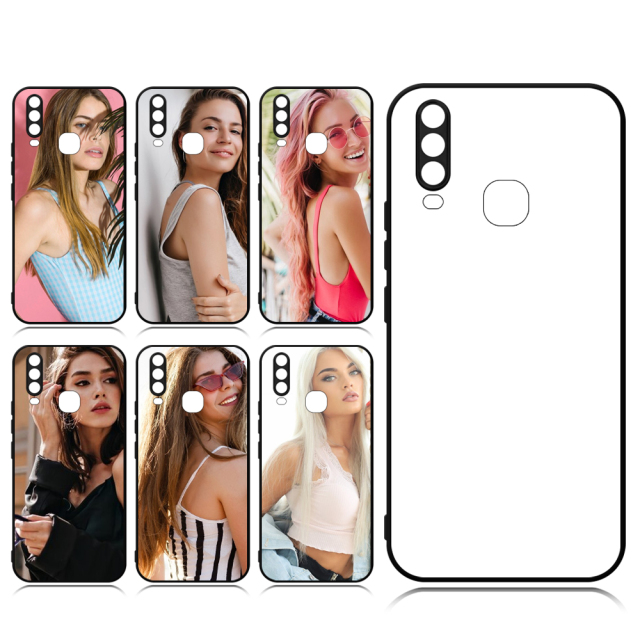 New Arrival Sublimation Blank 2D TPU Phone Case With Metal Insert For Vivo Y Series Y17 /Y02s 4G/Y75 5G Y20 Y21 /Y21S/ Y16/Y32/Y33T/Y33S/Y50/Y70S/Y51S/IQOO U1/ Y77