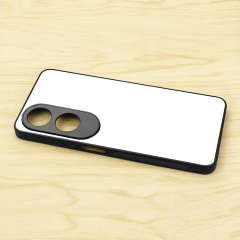 For Oppo A60 4G Sublimation 2D TPU Case With Aluminum Insert DIY Phone Shell