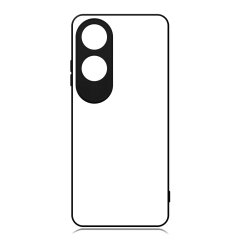 For Oppo A60 4G Sublimation 2D TPU Case With Aluminum Insert DIY Phone Shell