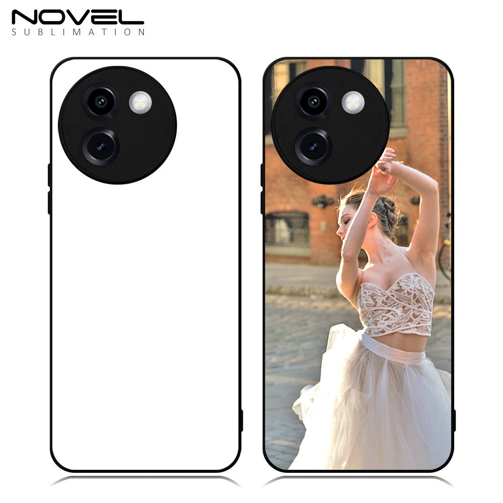 For Vivo V70 FE, V50,V40 Lite 5G,V30E 5G,Vivo Y18 4G,Y38 5G,Y29 4G,Y200I 5G DIY Logo Sublimation Blank 2D TPU Phone Case With Aluminum Insert