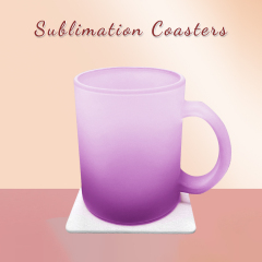 Sublimation Felt Coasters DIY Square/Round Cup Pad