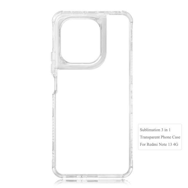 New arrival Sublimation 2D 3in1 Transparent Phone Case For Redmi Note 13 4G,Xiaomi 14 5G Xiaomi Series
