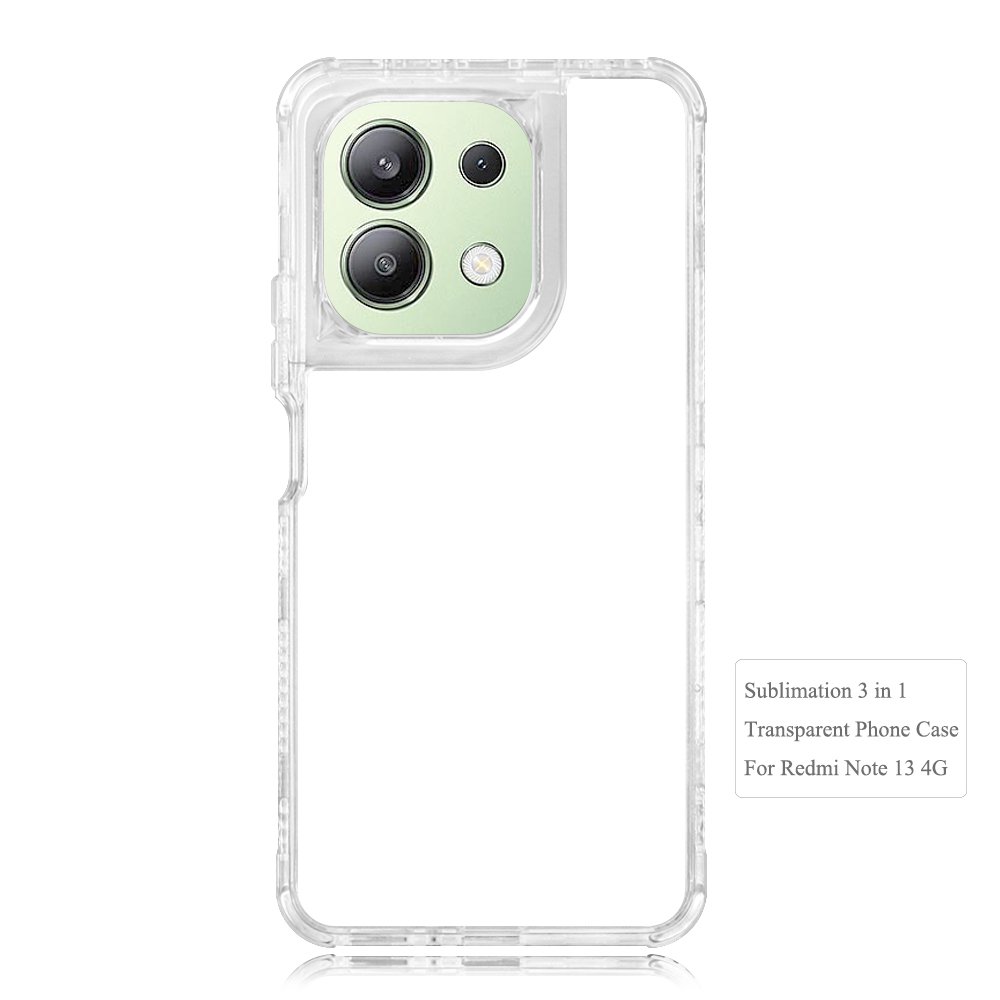 New arrival Sublimation 2D 3in1 Transparent Phone Case for Redmi 15A, Xiaomi 17 Ultra, Xiaomi Poco X8 Pro Series