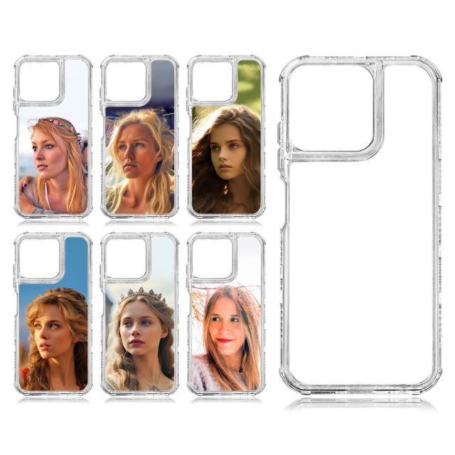 New arrival Sublimation 2D 3in1 Transparent Phone Case For ZTE AXON 50,ZTE BLADE A53,ZTE V41 Smart Series