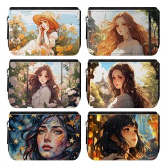 Sublimation PU Leather Nail Clipper Personal Care Tools Case Holder Diy Craft Manicure Set