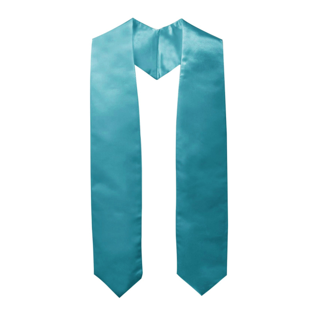Sublimation DIY Blank Bachelor's Ribbon Unisex Graduation Stole  Adult Kids Graduation Stole Plain Graduation Honor Satin Stole for Men Women