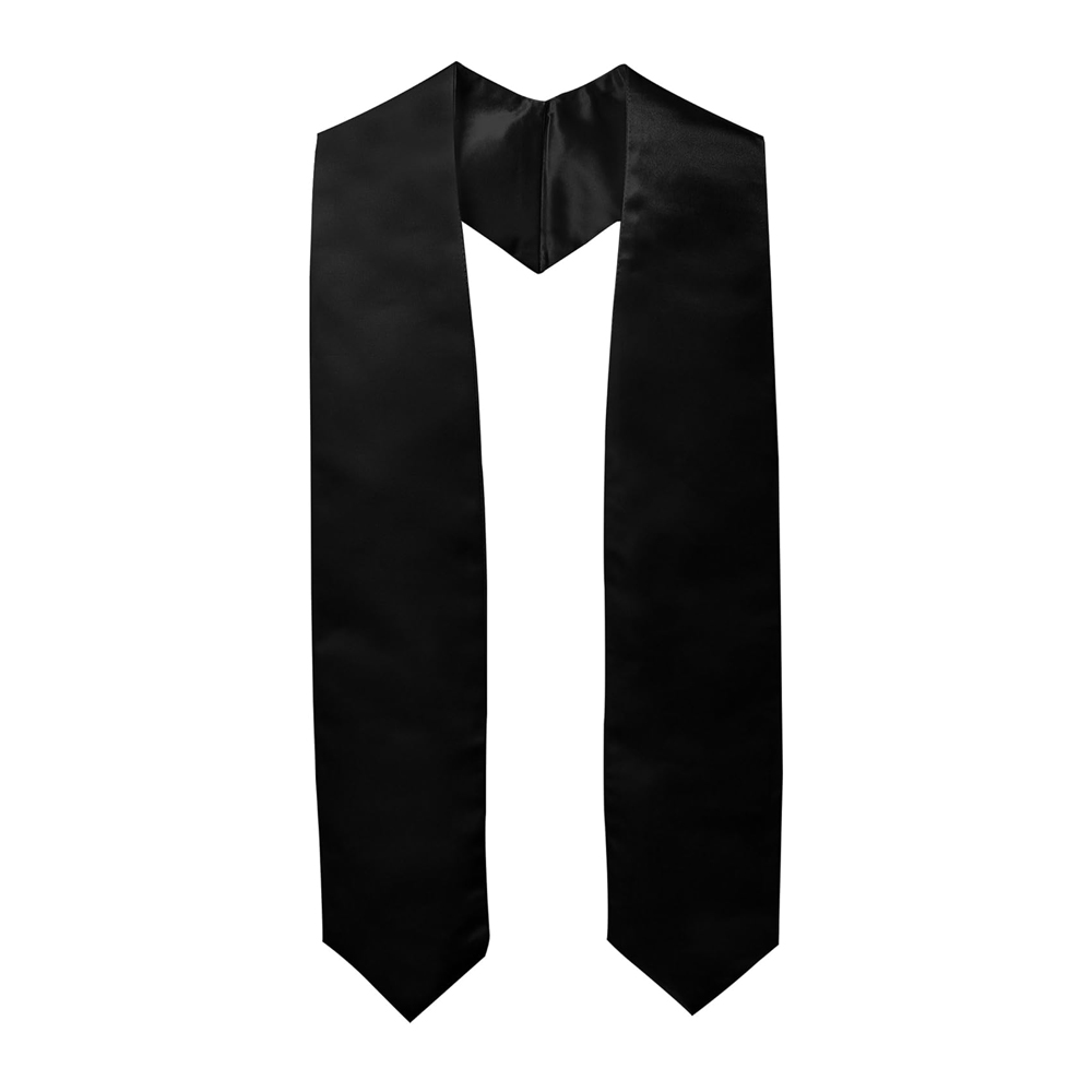 Sublimation DIY Blank Bachelor's Ribbon Unisex Graduation Stole  Adult Kids Graduation Stole Plain Graduation Honor Satin Stole for Men Women