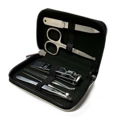 Sublimation PU Leather Nail Clipper Personal Care Tools Case Holder Diy Craft Manicure Set