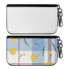 Sublimation PU Leather Car Key Case Key Holder Creative Customization PU Leather Case